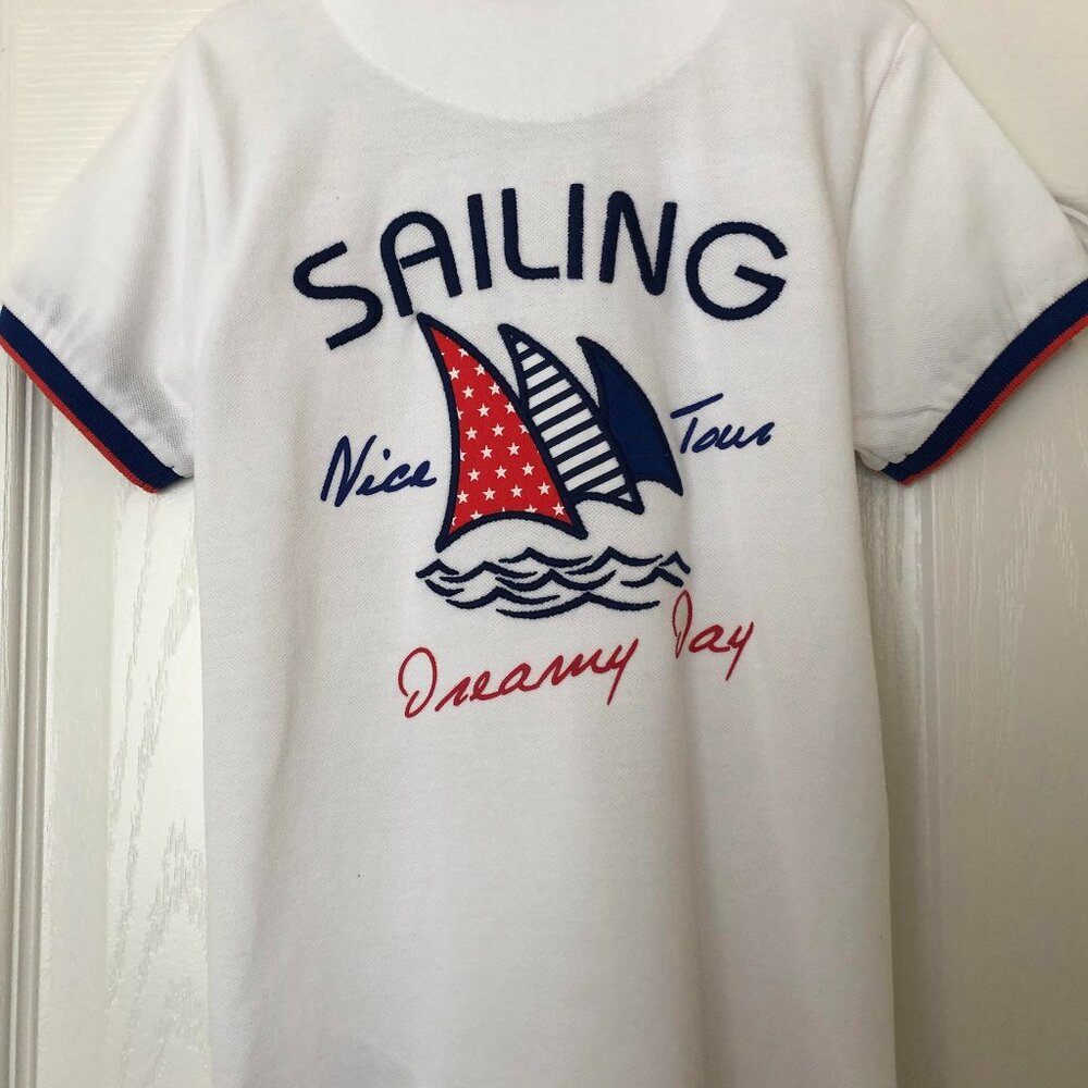 Mayoral Boys Sailing Polo Size 6 NWT